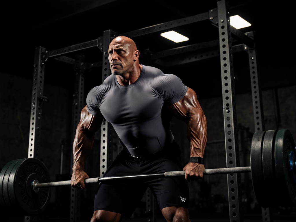 dwayne johnson workout routine