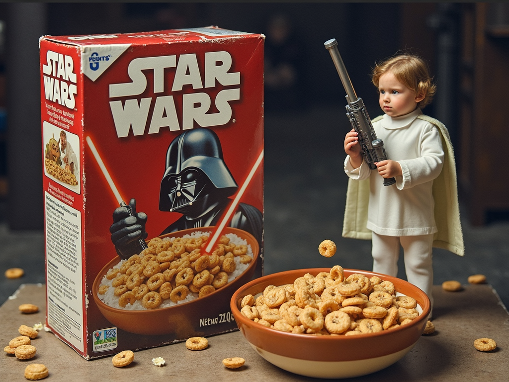Kellogg's Star Wars cereal toy prototype