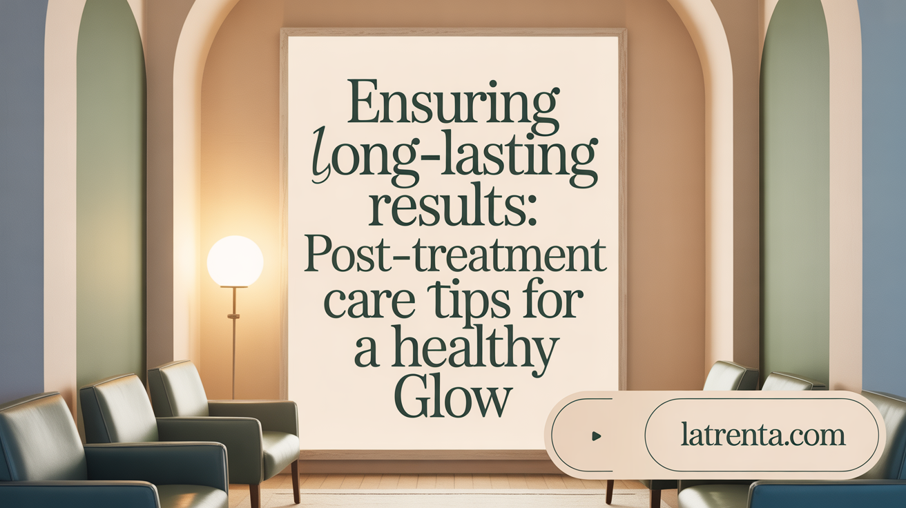 Ensuring Long-Lasting Results: Post-Treatment Care Tips