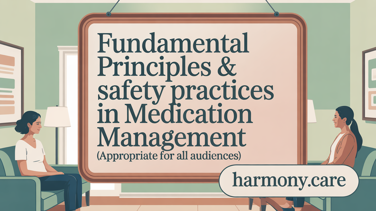 Fundamental Principles & Safety Practices in Medication Management
