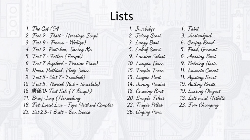 Lists image