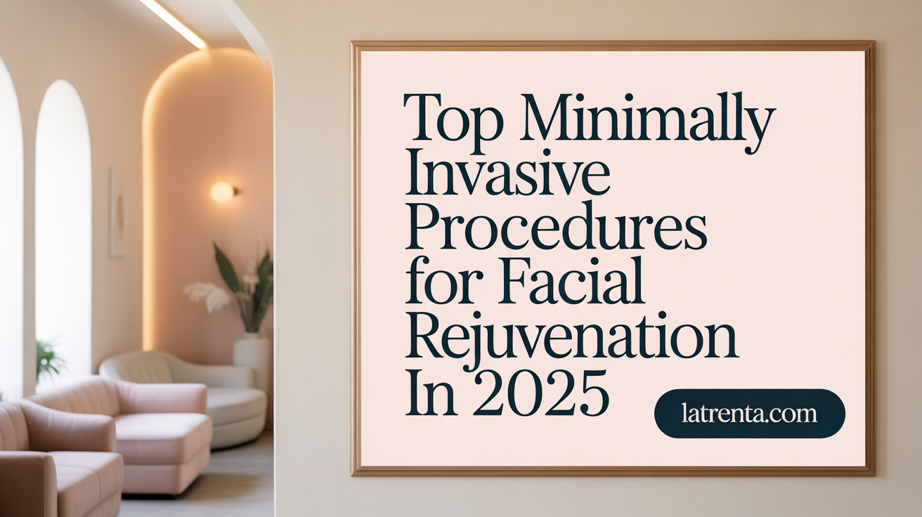 Top Minimally Invasive Procedures for Facial Rejuvenation in 2025