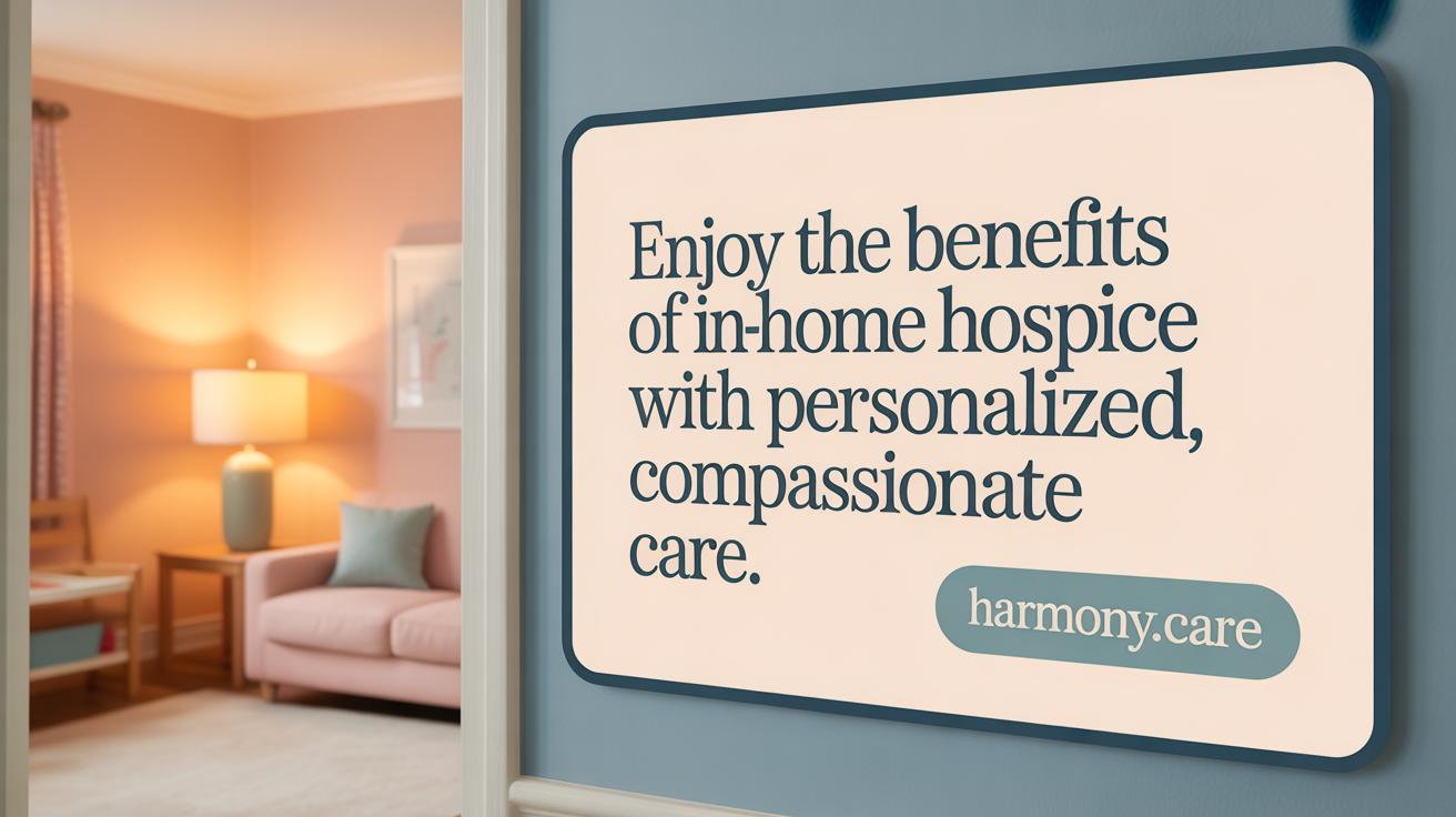 Enjoy the advantages of in-home hospice with personalized, compassionate care.