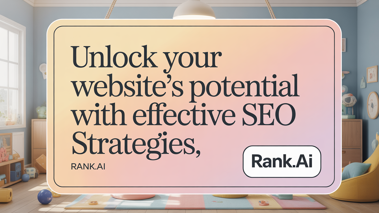 Unlock Your Website's Potential with Effective SEO Strategies