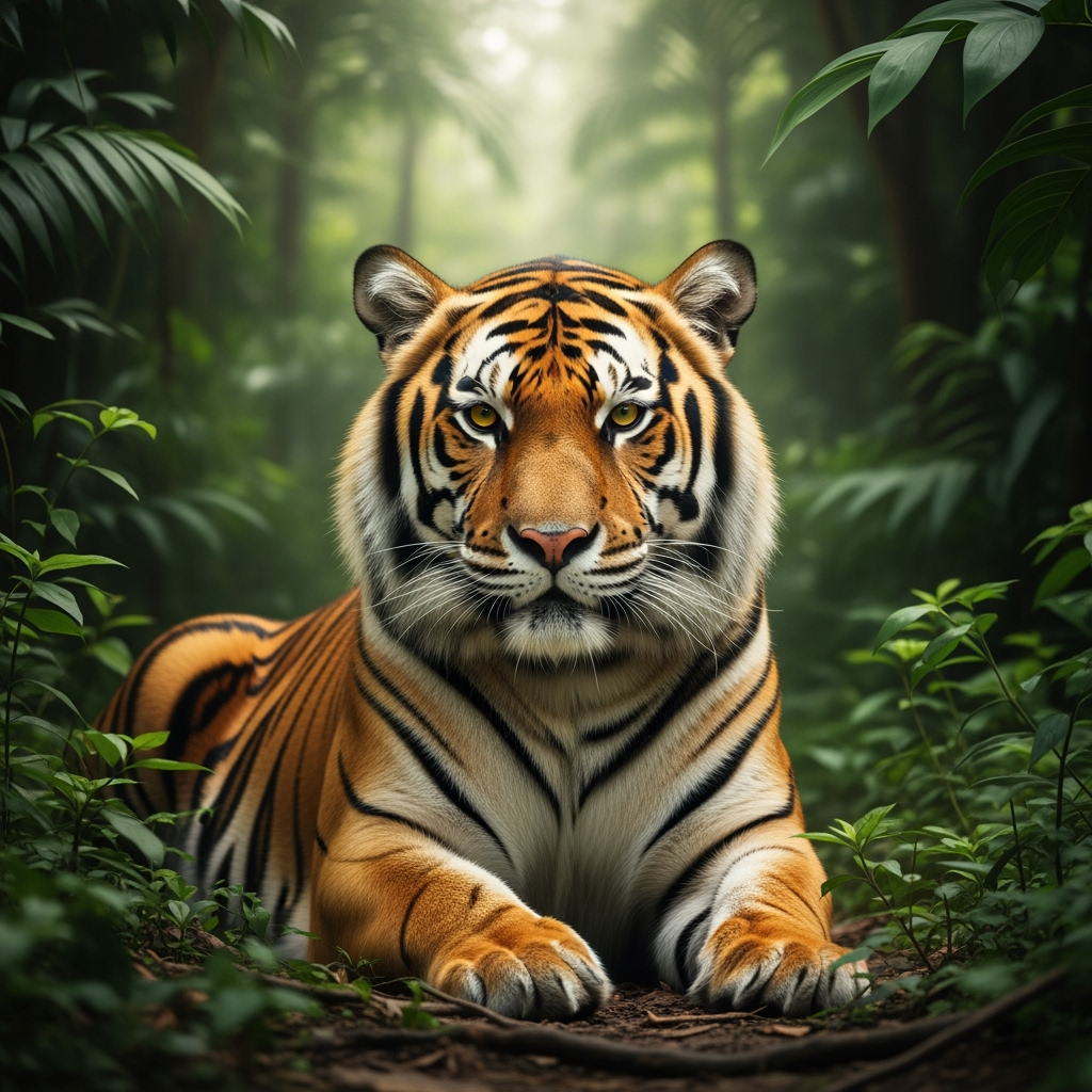 A tiger