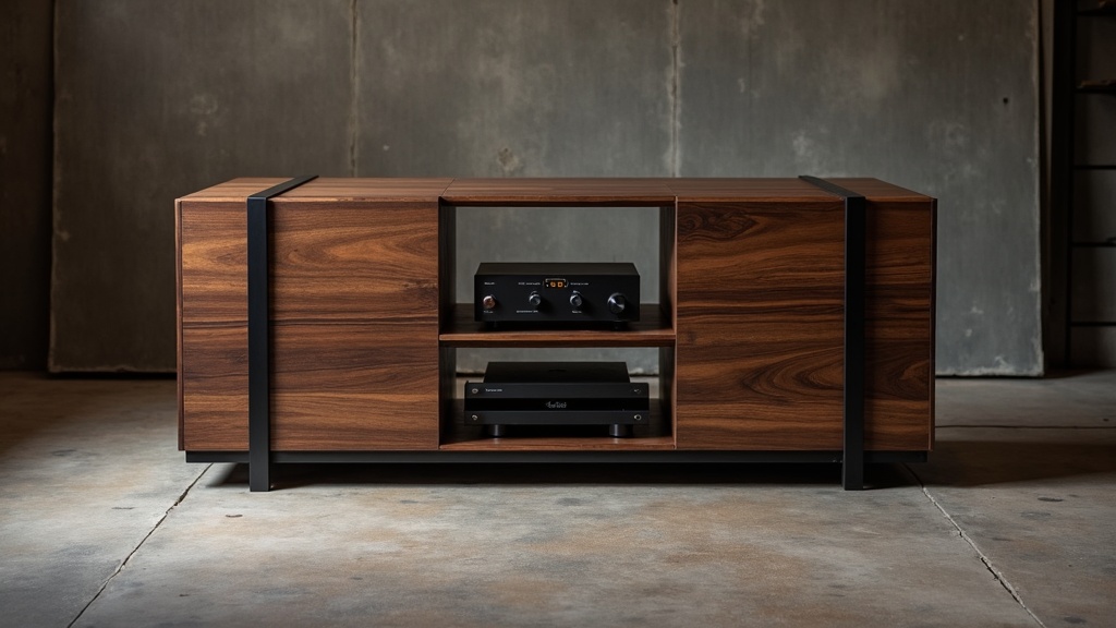 Стойка для Hi-Fi аппаратуры из дерева: почему массив дуба — идеальное решение для аудиофила и качества звучания