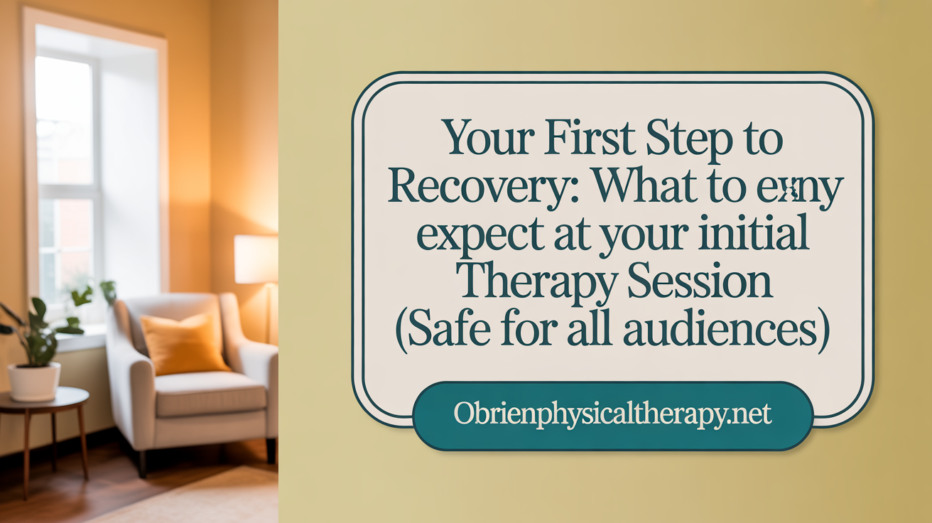 Your first step to recovery: What to expect at your initial therapy session