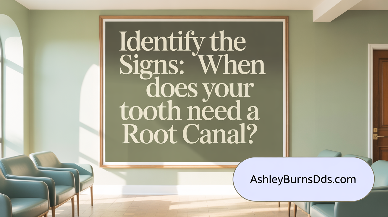 Identify the Signs: When Does Your Tooth Need a Root Canal?