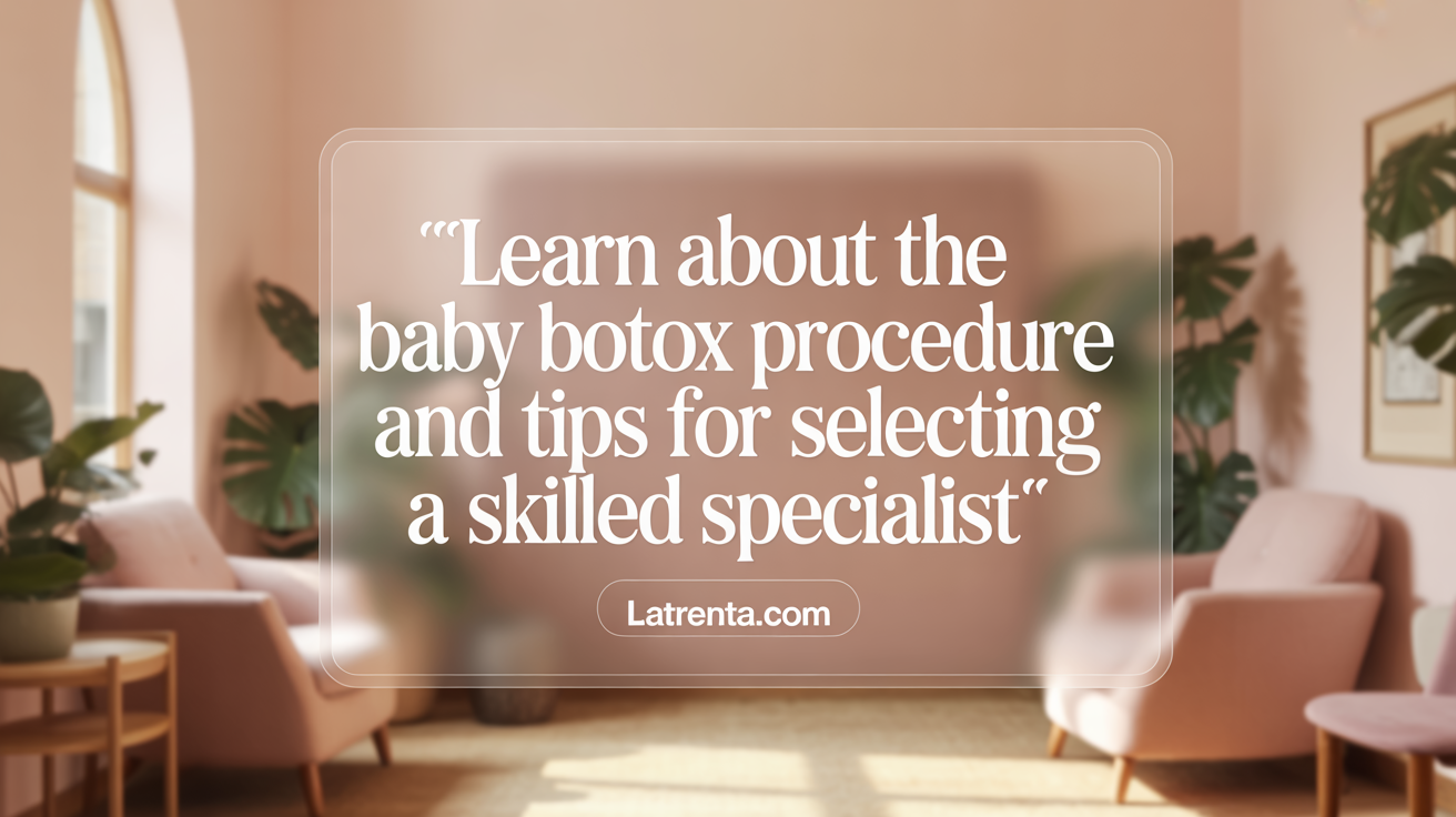 Learn About the Baby Botox Procedure and Tips for Selecting a Skilled Specialist