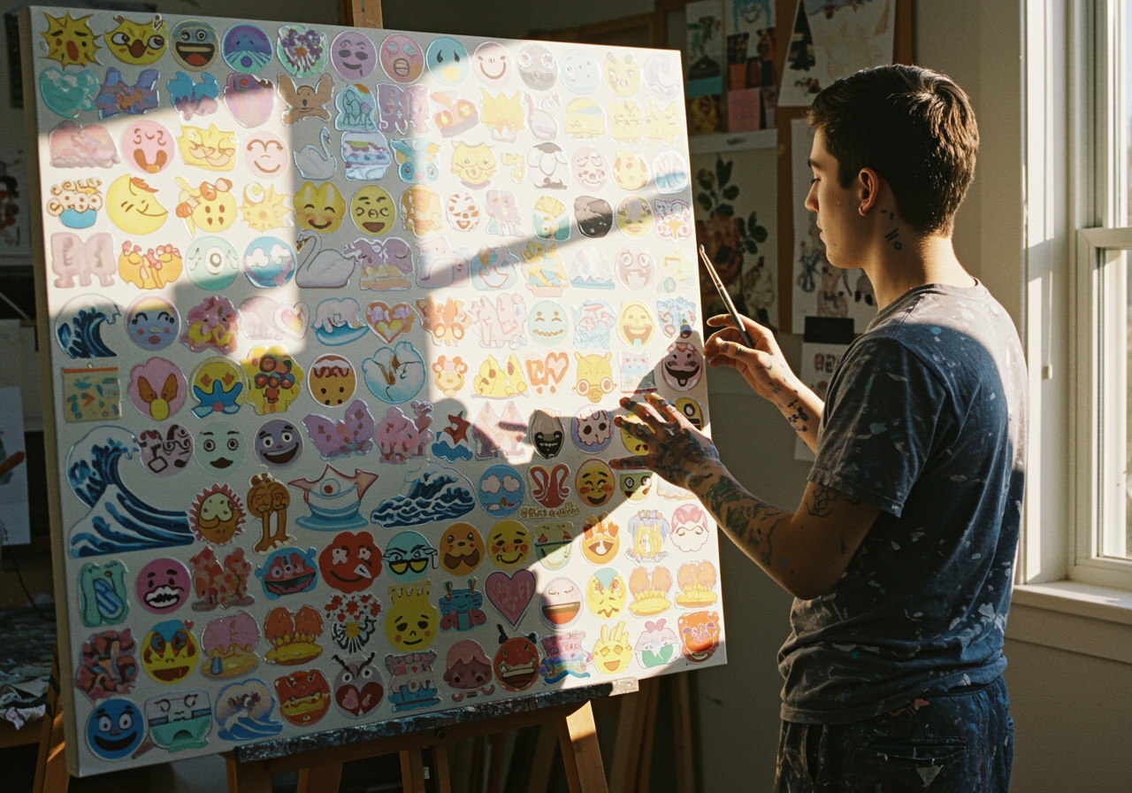 aesthetic emoji combos