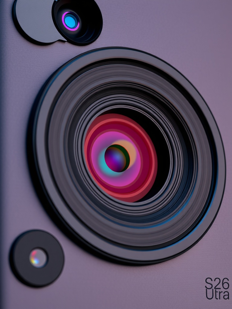 ماژول دوربین سامسونگ گلکسی S26 اولترا با سنسور اصلی بزرگ و لنزهای متعدد
