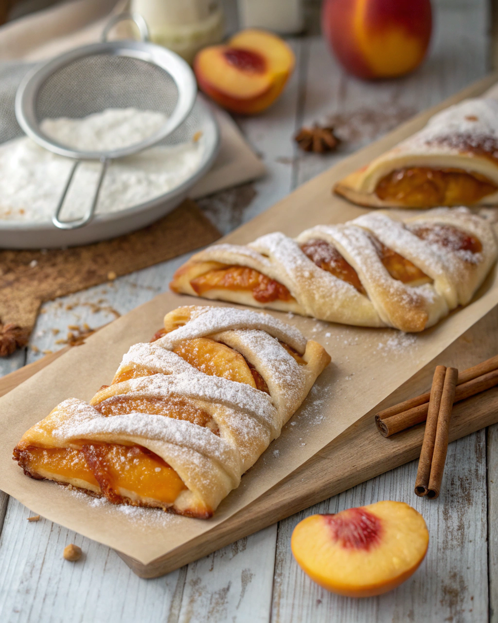 Peach Pie Cruffins Ingredients