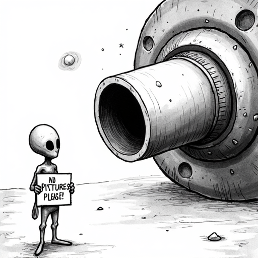World's Largest Camera Captures Night Sky Images single-panel cartoon