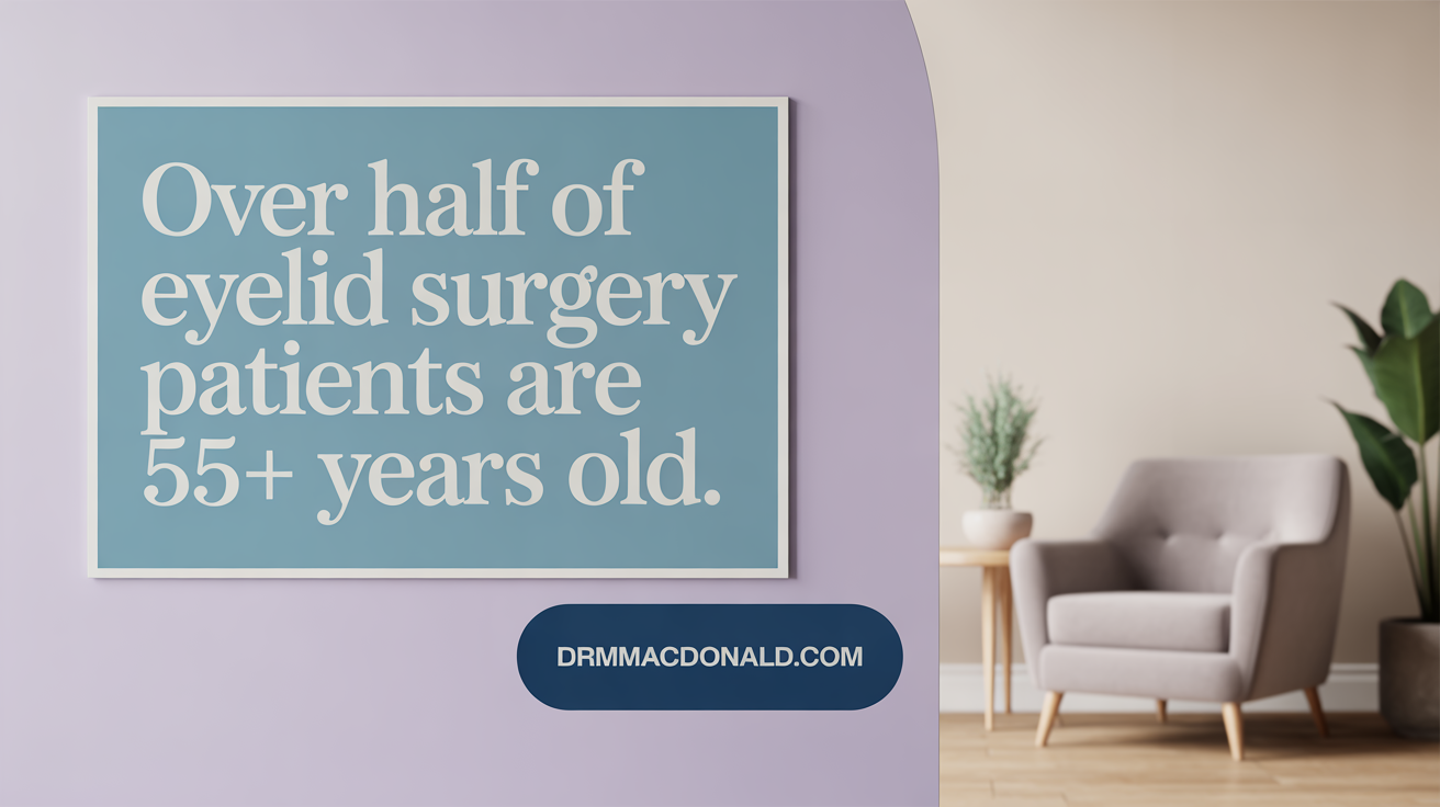 Over Half of Eyelid Surgery Patients Are 55+ Years Old