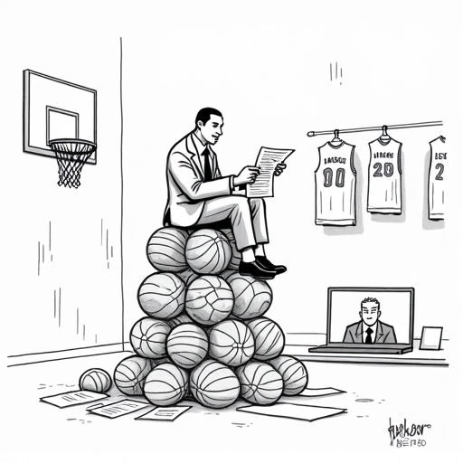 2025 NBA Draft Second Round Takes Place Thursday Night single-panel cartoon