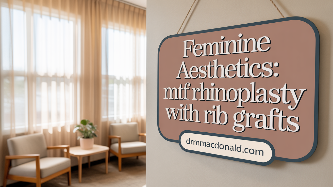 Feminine Aesthetics: MTF Rhinoplasty with Rib Grafts