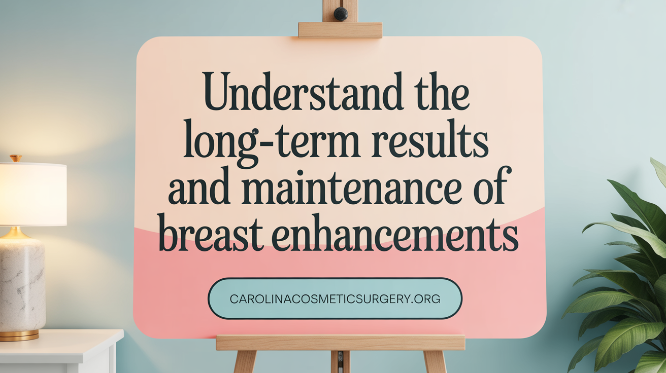 Understand the long-term results and maintenance of breast enhancements