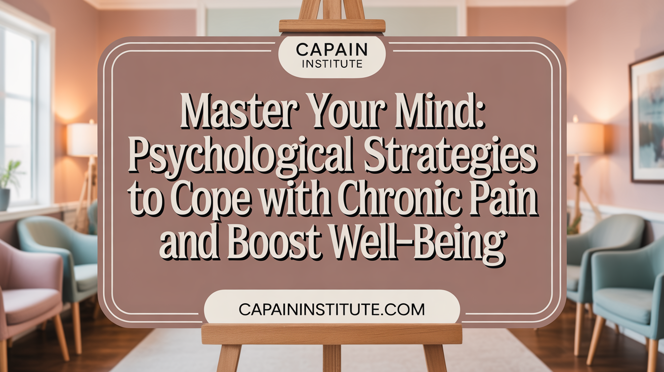 Master Your Mind: Psychological Strategies to Cope with Chronic Pain