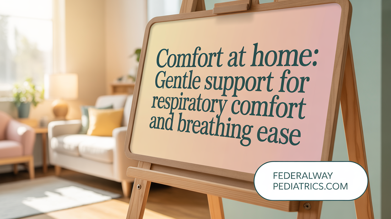 Comfort at Home: Supportive Care for Cough and Wheezing Relief