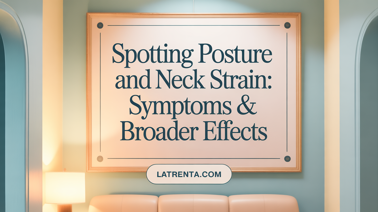 Spotting Tech Neck: Symptoms & Broader Effects