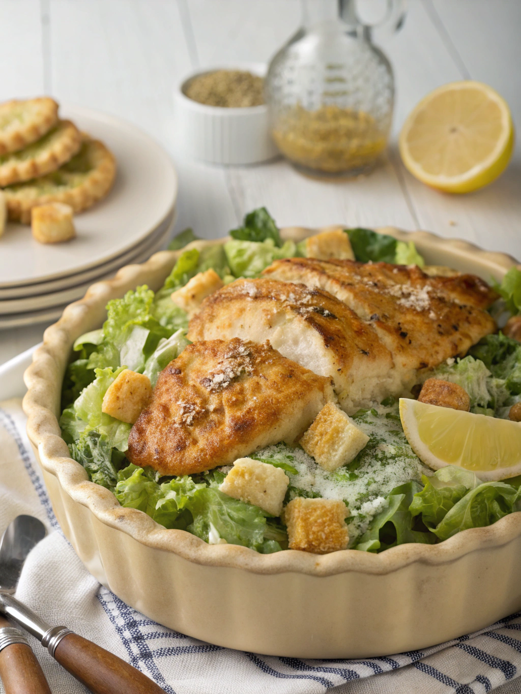 Baked Caesar Chicken