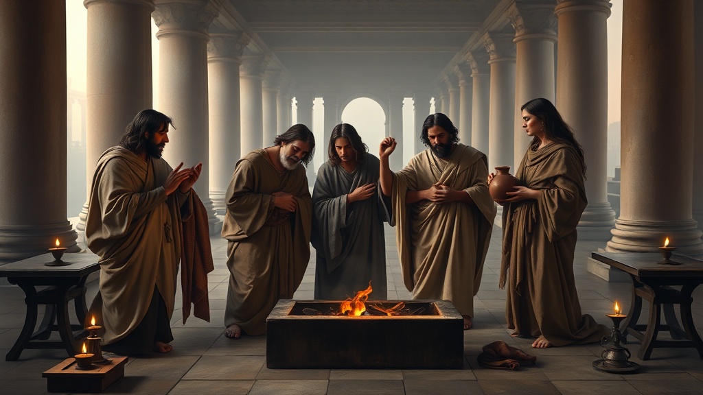 다빈치풍의 성찰적 장면