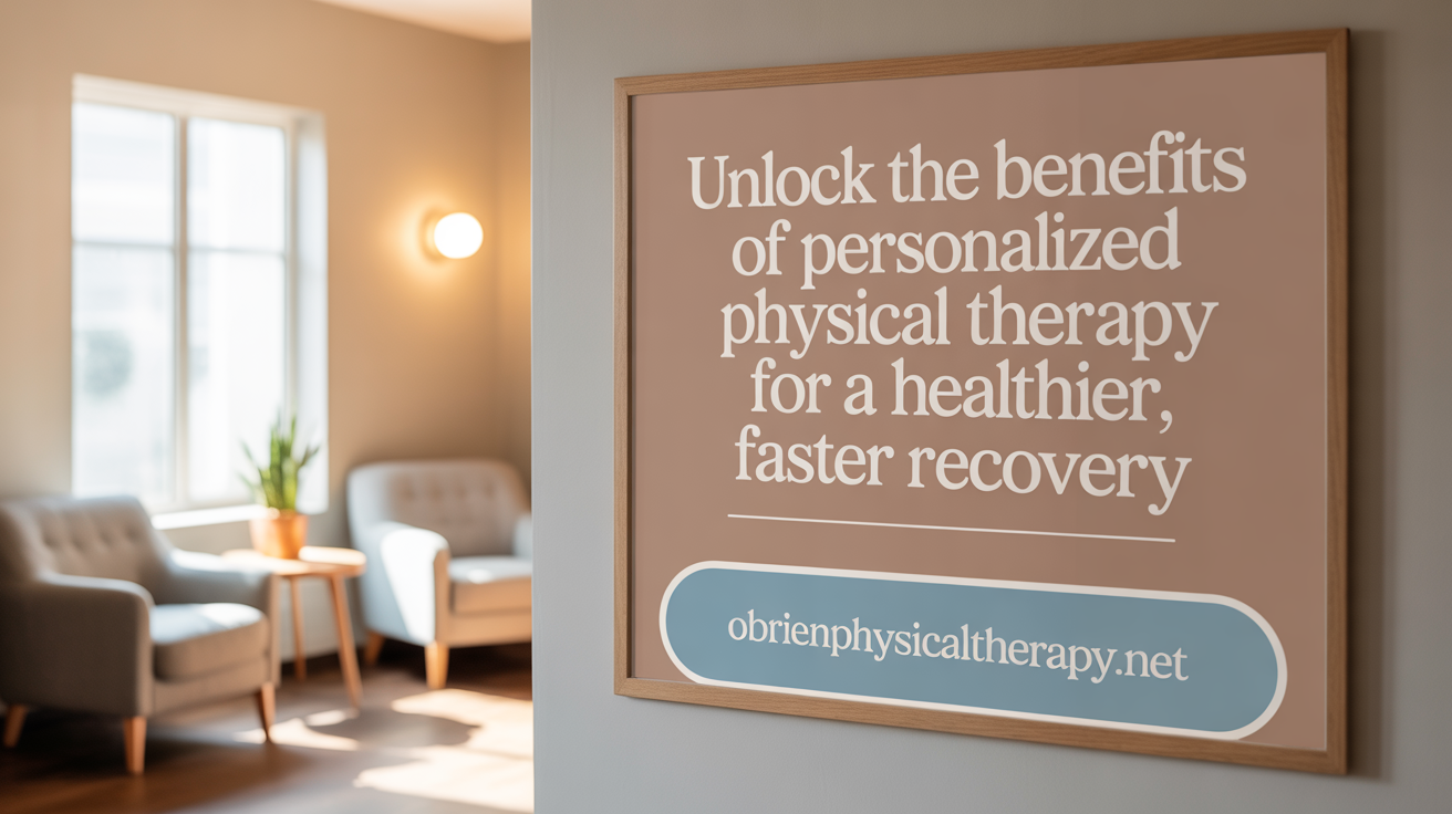 Unlock the benefits of personalized physical therapy for a faster, better recovery