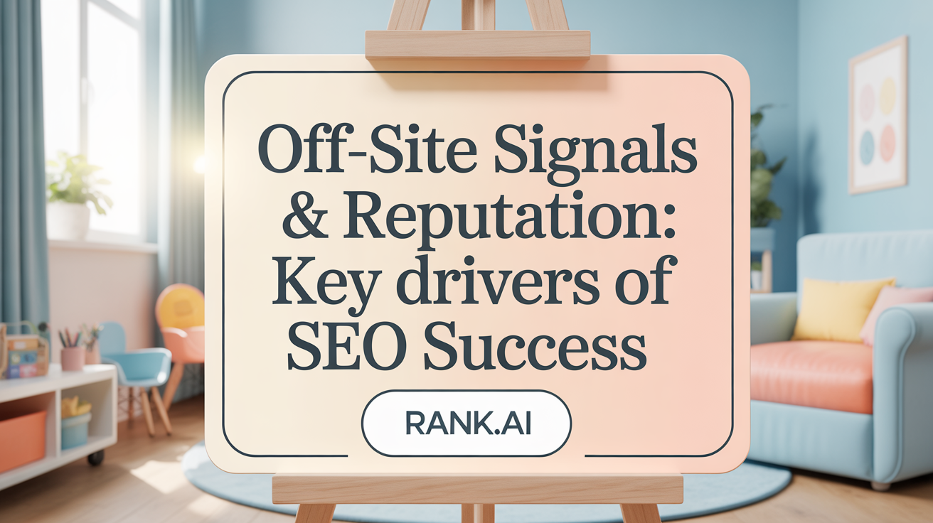 Off-Site Signals &amp; Reputation: Key Drivers of SEO Success