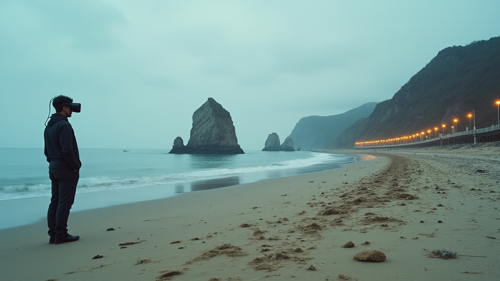 Playa de Las Canteras en realidad inmersiva