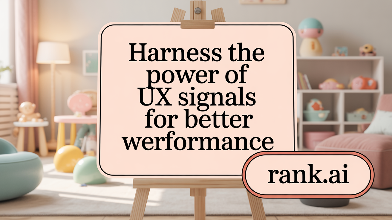 Harness the Power of UX Signals for Better SEO Results
