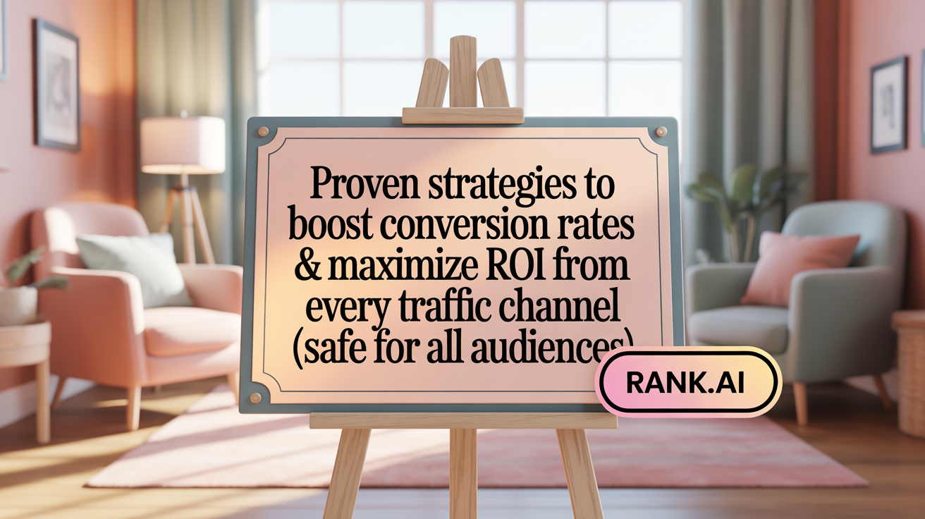 Proven Strategies to Boost Conversion Rates &amp; Maximize ROI from Every Traffic Channel