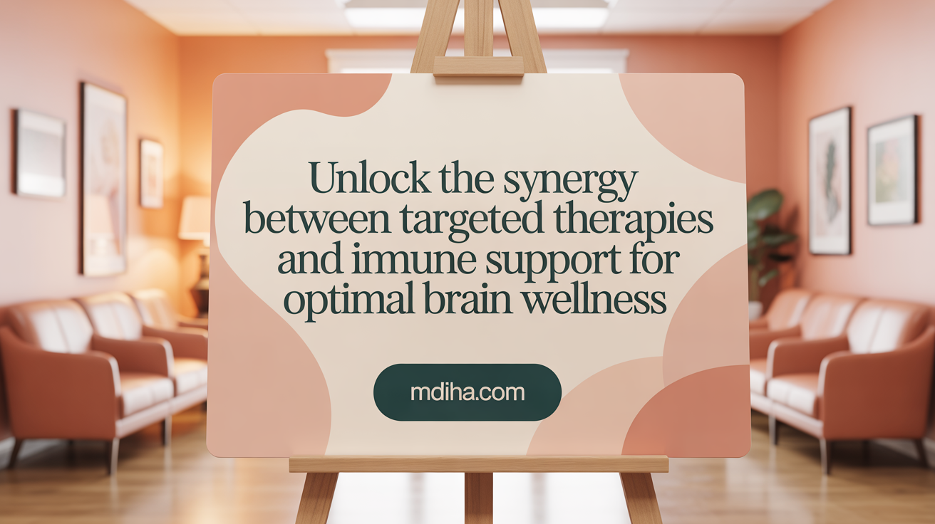 Unlock the synergy between targeted therapies and immune support for brain health