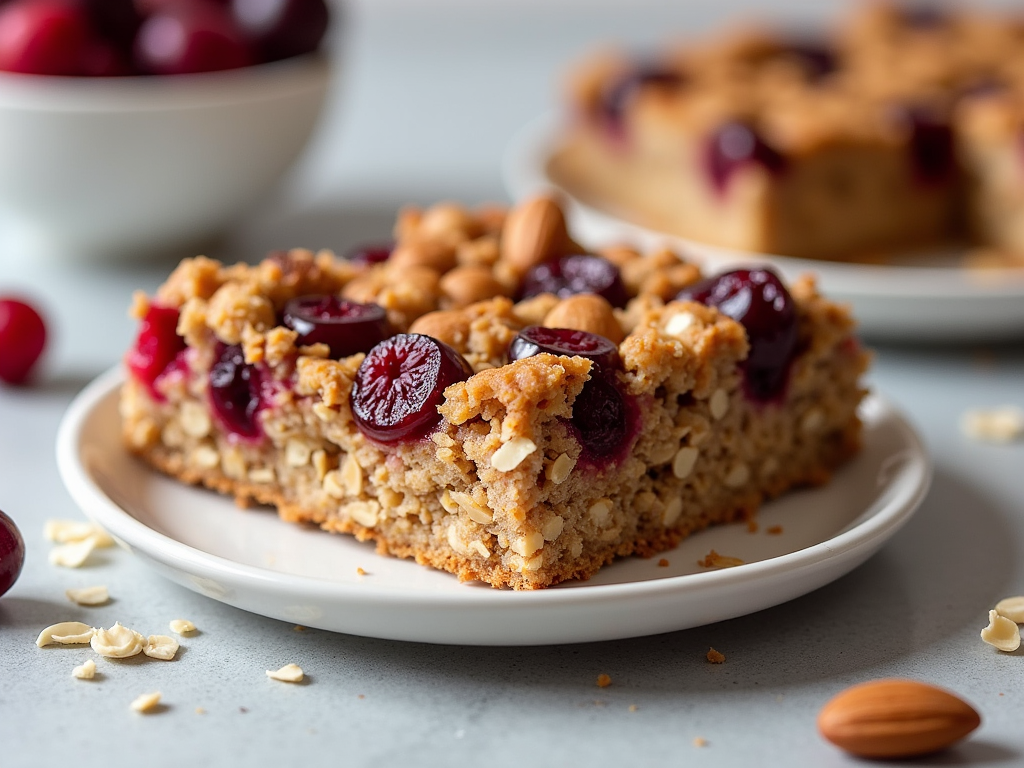 Cranberry almond oatmeal bars texture fail