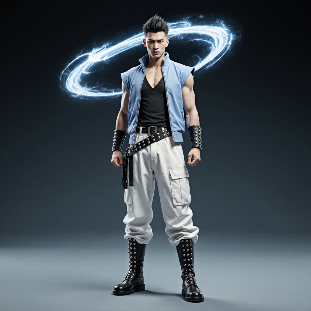 Male super-hero of Asian heritage, probably Japane