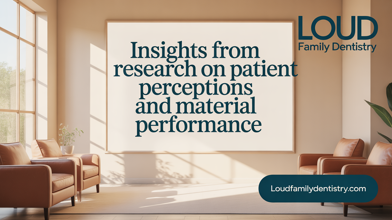 Insights From Research on Patient Perceptions and Material Performance