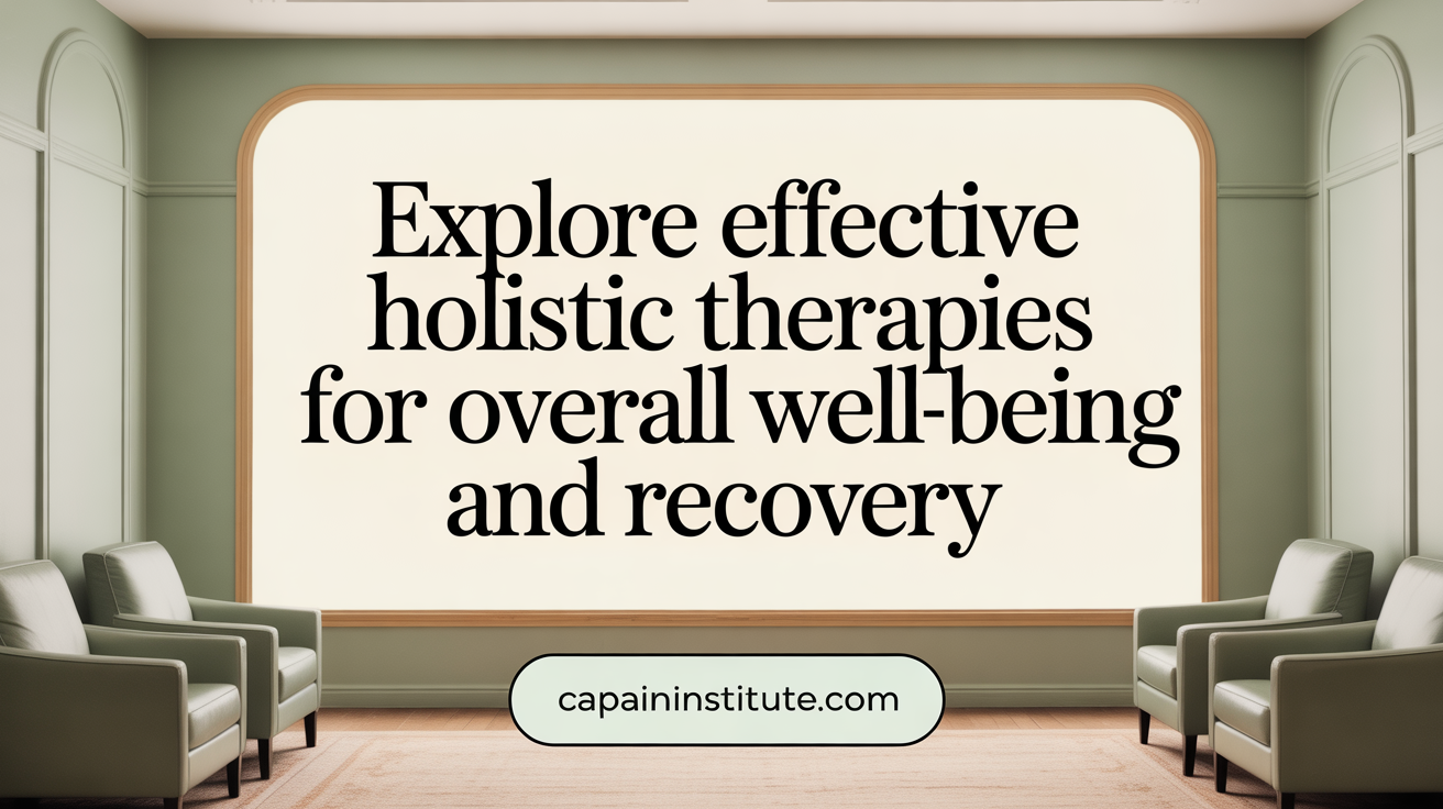 Explore Effective Holistic Therapies for Chronic Pain Relief