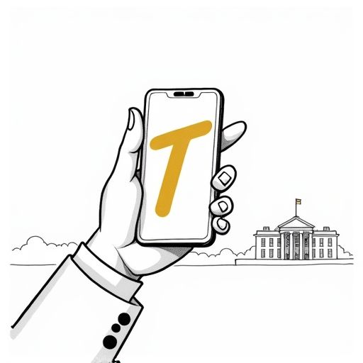 Trump Org Launches Mobile Phone Venture single-panel cartoon