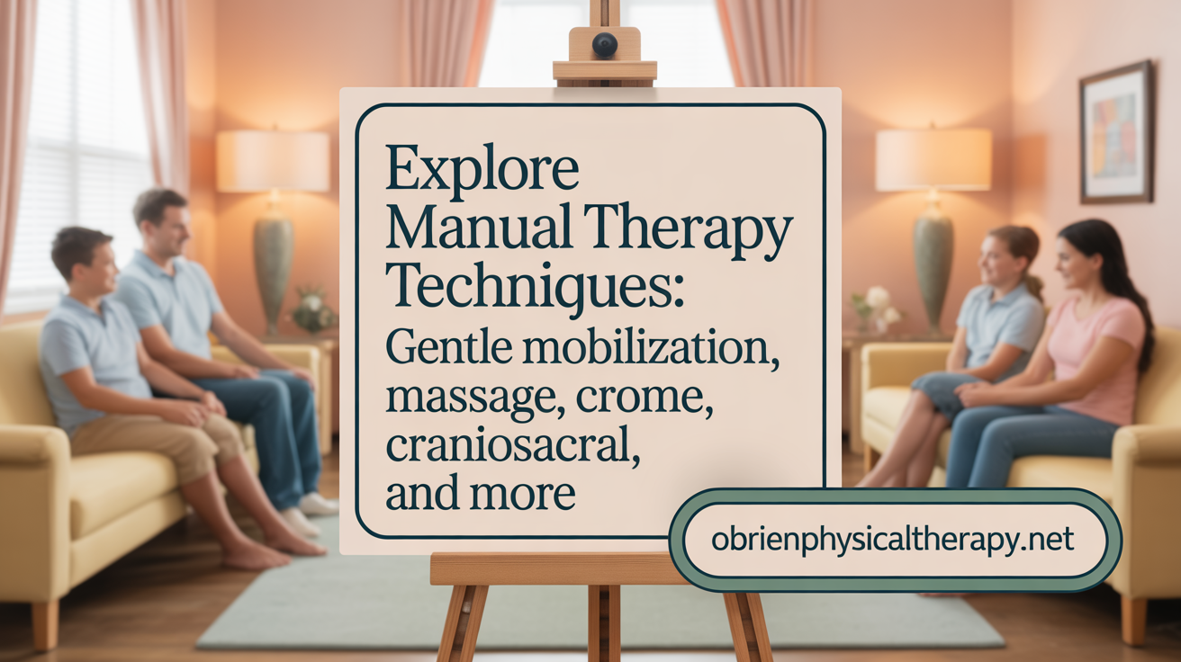 Explore Manual Therapy Techniques: Mobilization, Massage, Craniosacral, and More