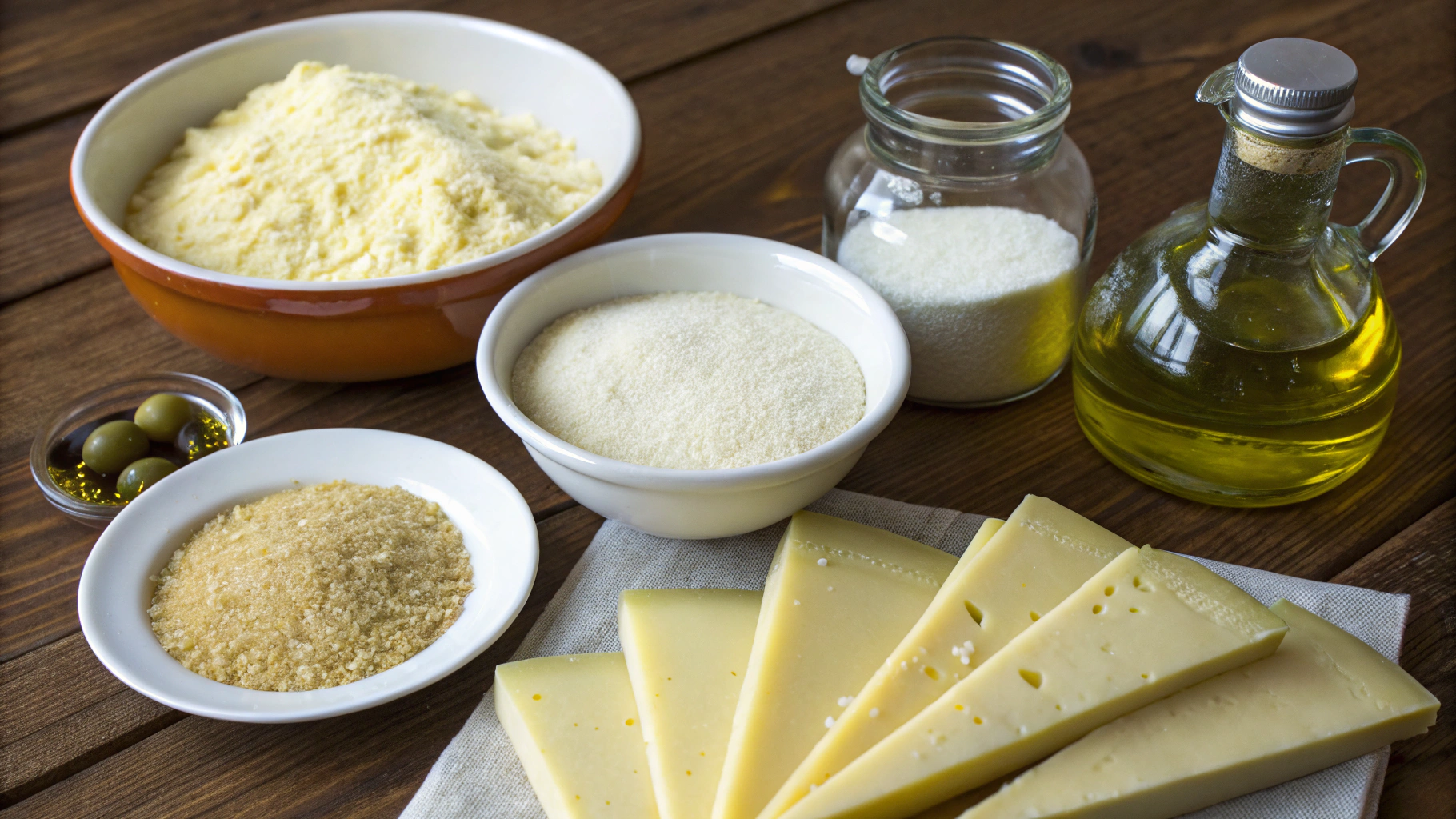 Ingredients for Tortas de Azeitão
