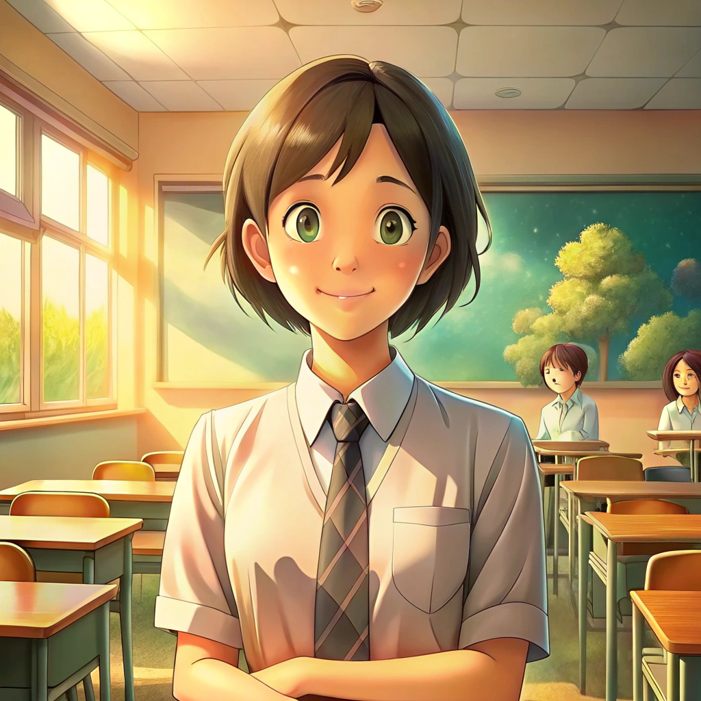 Studio Ghibli Inspired Teacher Illustration