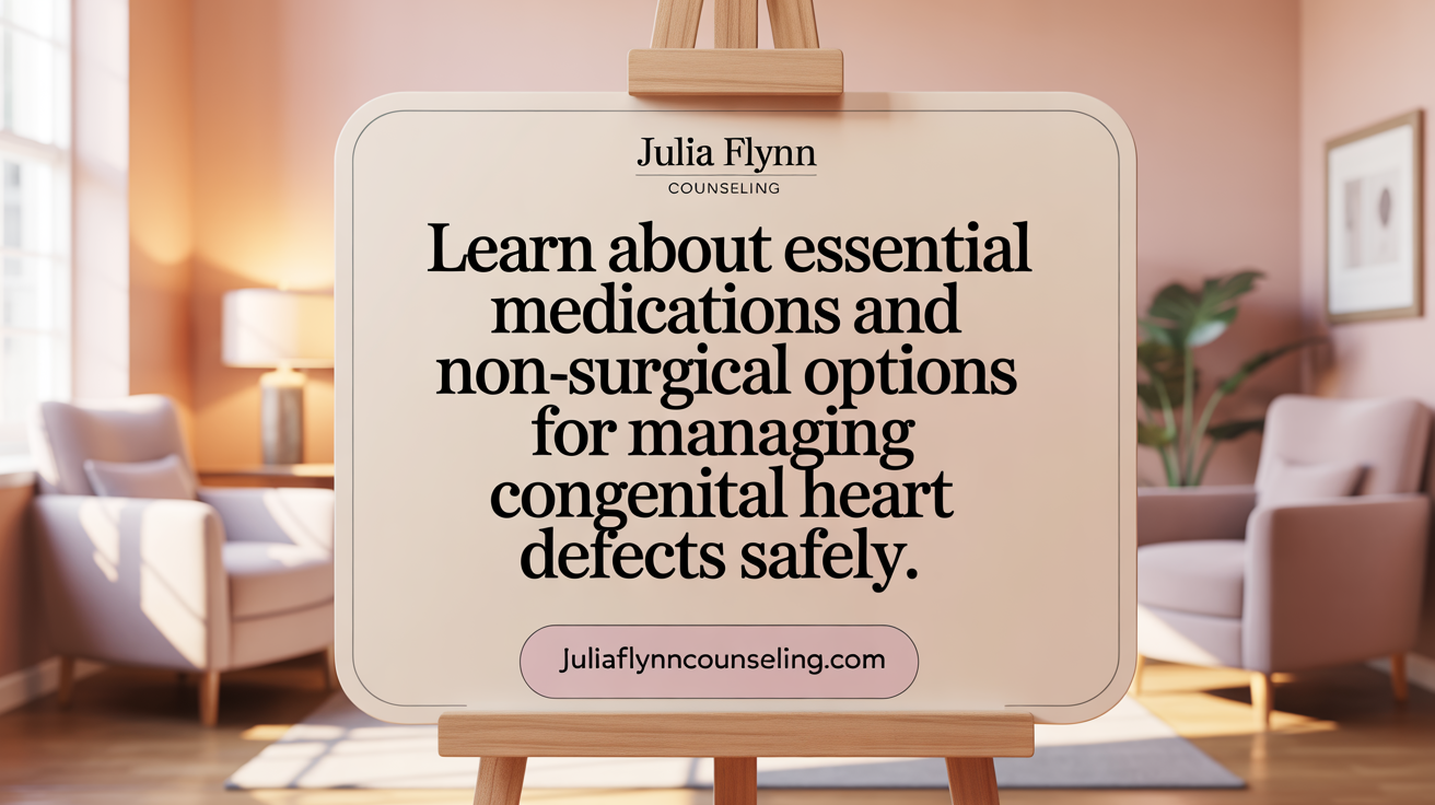 Learn about essential medications and non-surgical options managing congenital heart defects effectively.