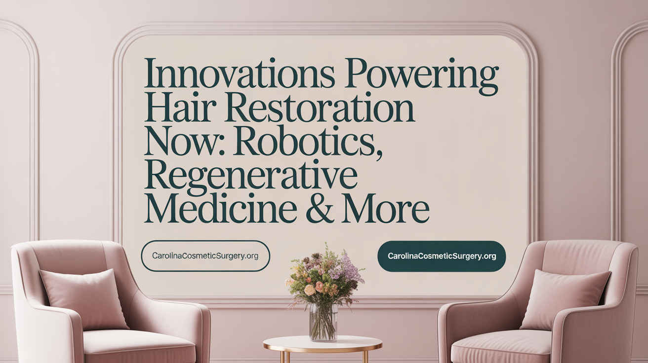 Innovations Powering Hair Restoration Now: Robotics, Regenerative Medicine & More