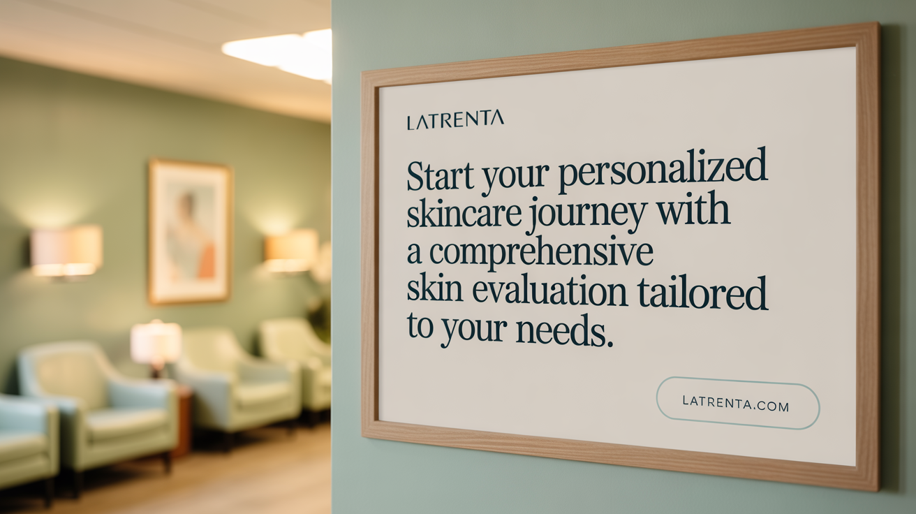 Start your personalized skincare journey with a comprehensive skin evaluation tailored to your needs.