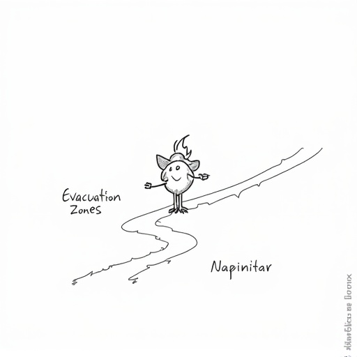 Lee Fire in Colorado Prompts New Evacuation Zones single-panel cartoon