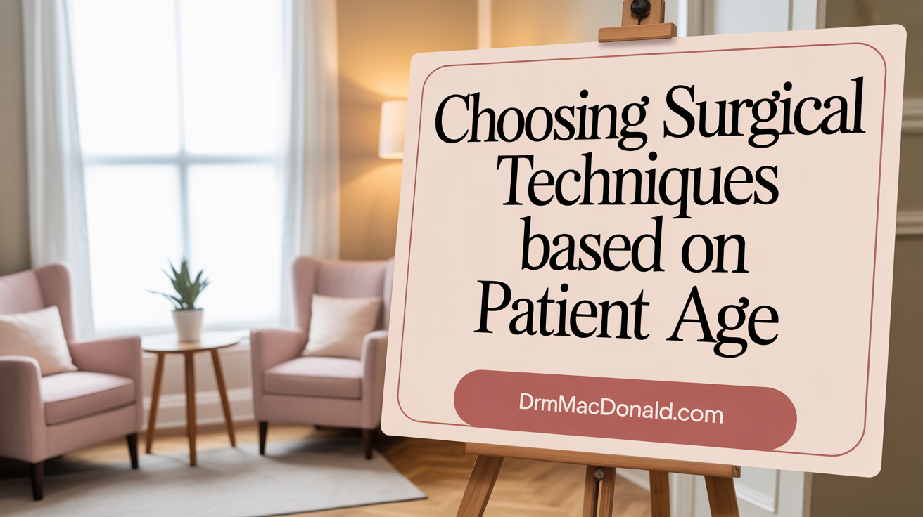 Choosing Surgical Techniques Based on Patient Age