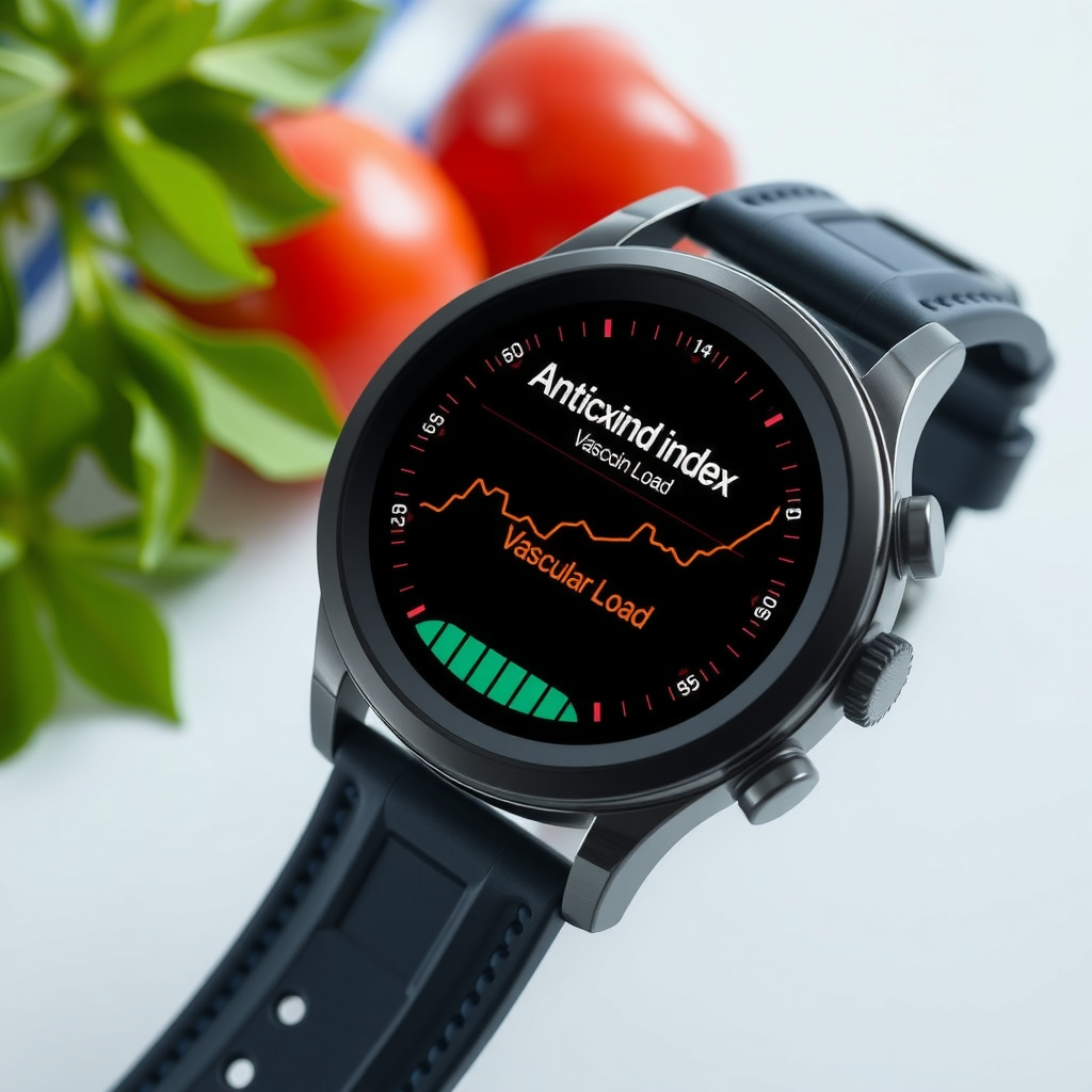 گلکسی واچ ۸ نمایشگر با شاخص آنتی‌اکسیدان یا بار عروقی