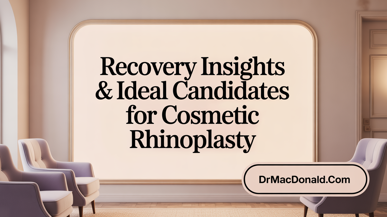 Recovery Insights & Ideal Candidates for Natural Rhinoplasty