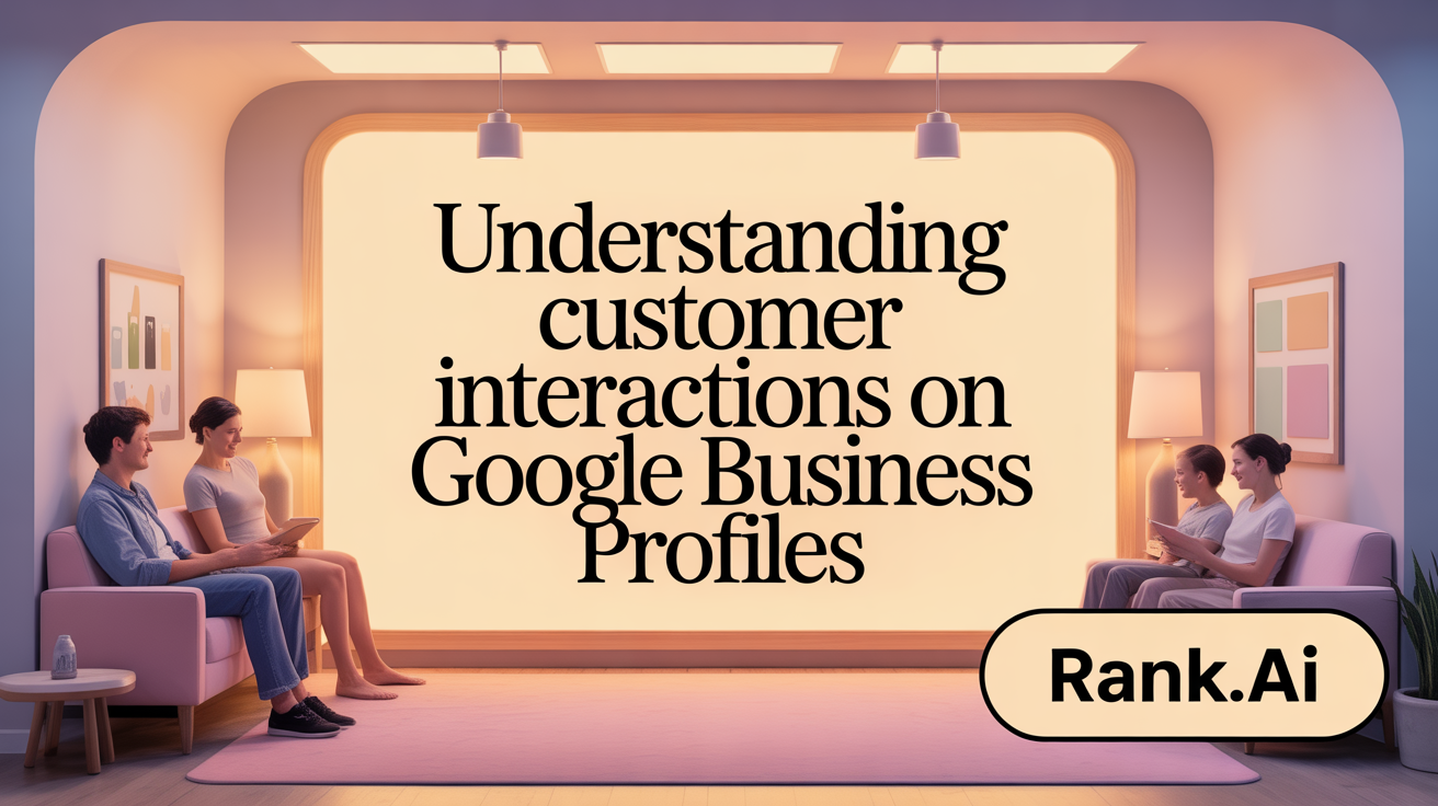 Understanding Customer Interactions on Google Business Profiles