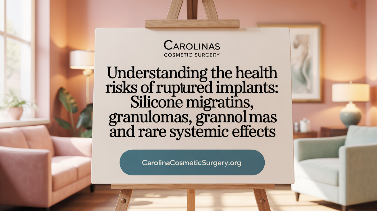 Understanding the Health Risks of Ruptured Implants: Silicone Migration, Granulomas, and Rare Systemic Effects