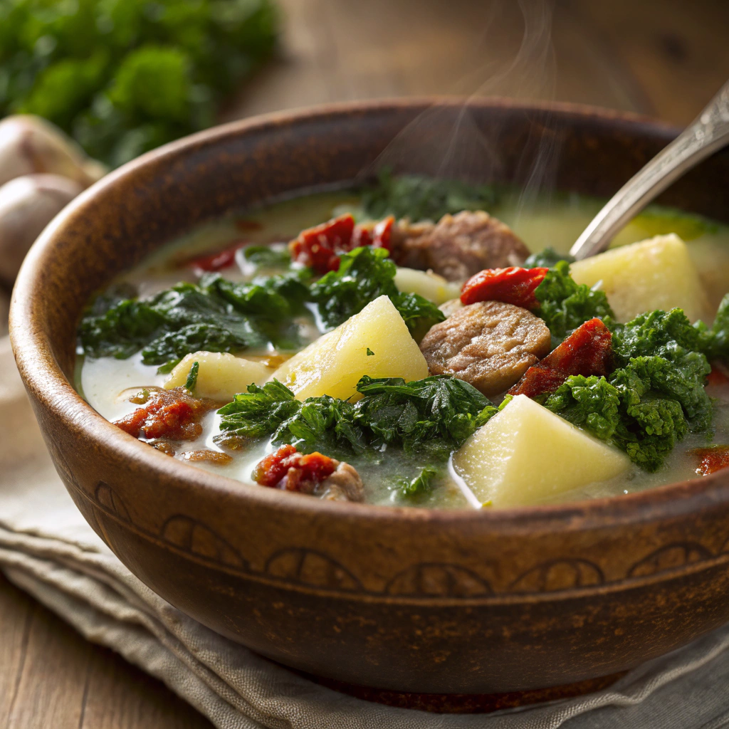 Recipe Card - Toscana Soup Recipe: A Cozy Italian Delight